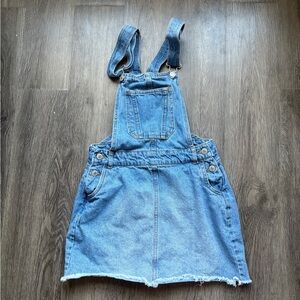 Denim Overall Skirt